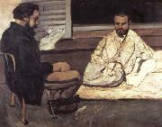 Paul Cezanne Paul Alexis faisant la lecture a Emile Zola Sweden oil painting artist